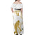 Custom Pakistan Cricket Off Shoulder Maxi Dress 2023 Go Shaheens - Wonder Print Shop