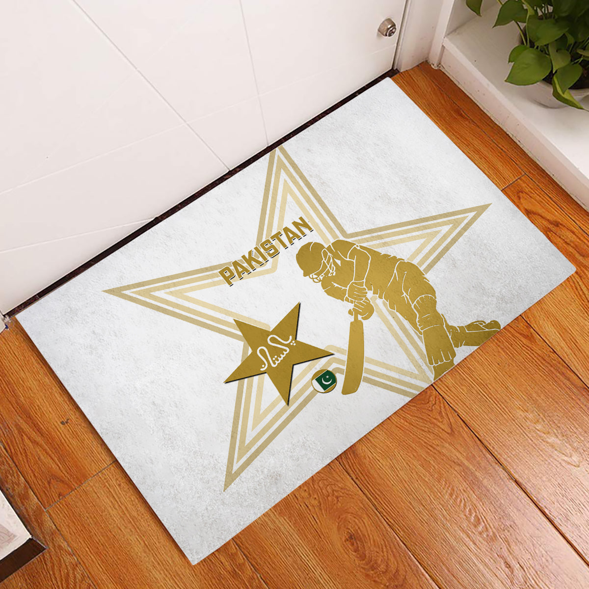 custom-pakistan-cricket-rubber-doormat-2023-go-shaheens