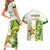 Australia And Pakistan Cricket Couples Matching Short Sleeve Bodycon Dress and Hawaiian Shirt Boxing Day 2023 Test Aussie With Shaheens - Wonder Print Shop