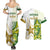 Australia And Pakistan Cricket Couples Matching Summer Maxi Dress and Hawaiian Shirt Boxing Day 2023 Test Aussie With Shaheens - Wonder Print Shop