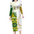 Australia And Pakistan Cricket Family Matching Long Sleeve Bodycon Dress and Hawaiian Shirt Boxing Day 2023 Test Aussie With Shaheens - Wonder Print Shop