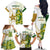 Australia And Pakistan Cricket Family Matching Off Shoulder Long Sleeve Dress and Hawaiian Shirt Boxing Day 2023 Test Aussie With Shaheens - Wonder Print Shop