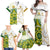 Australia And Pakistan Cricket Family Matching Off Shoulder Maxi Dress and Hawaiian Shirt Boxing Day 2023 Test Aussie With Shaheens - Wonder Print Shop