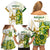 Australia And Pakistan Cricket Family Matching Off Shoulder Short Dress and Hawaiian Shirt Boxing Day 2023 Test Aussie With Shaheens - Wonder Print Shop