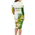 Australia And Pakistan Cricket Long Sleeve Bodycon Dress Boxing Day 2023 Test Aussie With Shaheens - Wonder Print Shop