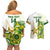 Custom Australia And Pakistan Cricket Couples Matching Off Shoulder Short Dress and Hawaiian Shirt Boxing Day 2023 Test Aussie With Shaheens - Wonder Print Shop