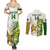 Custom Australia And Pakistan Cricket Couples Matching Summer Maxi Dress and Long Sleeve Button Shirts Boxing Day 2023 Test Aussie With Shaheens - Wonder Print Shop