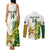 Custom Australia And Pakistan Cricket Couples Matching Tank Maxi Dress and Long Sleeve Button Shirts Boxing Day 2023 Test Aussie With Shaheens - Wonder Print Shop