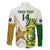 Custom Australia And Pakistan Cricket Family Matching Long Sleeve Bodycon Dress and Hawaiian Shirt Boxing Day 2023 Test Aussie With Shaheens - Wonder Print Shop