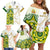 Custom Australia And Pakistan Cricket Family Matching Off Shoulder Short Dress and Hawaiian Shirt Boxing Day 2023 Test Aussie With Shaheens - Wonder Print Shop