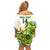 Custom Australia And Pakistan Cricket Family Matching Off Shoulder Short Dress and Hawaiian Shirt Boxing Day 2023 Test Aussie With Shaheens - Wonder Print Shop