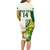 Custom Australia And Pakistan Cricket Long Sleeve Bodycon Dress Boxing Day 2023 Test Aussie With Shaheens - Wonder Print Shop