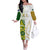 Custom Australia And Pakistan Cricket Off The Shoulder Long Sleeve Dress Boxing Day 2023 Test Aussie With Shaheens - Wonder Print Shop