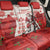 Christmas Canada Hockey Back Car Seat Cover Merry Hockey-Mas Maple Leaves Pattern