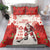 Christmas Canada Hockey Bedding Set Merry Hockey-Mas Maple Leaves Pattern - Wonder Print Shop