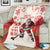 Christmas Canada Hockey Blanket Merry Hockey-Mas Maple Leaves Pattern