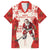 Christmas Canada Hockey Family Matching Long Sleeve Bodycon Dress and Hawaiian Shirt Merry Hockey-Mas Maple Leaves Pattern - Wonder Print Shop