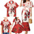 Christmas Canada Hockey Family Matching Mermaid Dress and Hawaiian Shirt Merry Hockey-Mas Maple Leaves Pattern - Wonder Print Shop