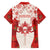 Christmas Canada Hockey Family Matching Puletasi and Hawaiian Shirt Merry Hockey-Mas Maple Leaves Pattern - Wonder Print Shop