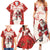 Christmas Canada Hockey Family Matching Summer Maxi Dress and Hawaiian Shirt Merry Hockey-Mas Maple Leaves Pattern - Wonder Print Shop