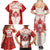 Christmas Canada Hockey Family Matching Summer Maxi Dress and Hawaiian Shirt Merry Hockey-Mas Maple Leaves Pattern - Wonder Print Shop