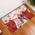 Christmas Canada Hockey Rubber Doormat Merry Hockey-Mas Maple Leaves Pattern