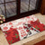 Christmas Canada Hockey Rubber Doormat Merry Hockey-Mas Maple Leaves Pattern