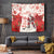 Christmas Canada Hockey Tapestry Merry Hockey-Mas Maple Leaves Pattern