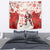 Christmas Canada Hockey Tapestry Merry Hockey-Mas Maple Leaves Pattern