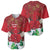 Christmas Canada Baseball Jersey Joyeux Noel - Caribou With Maple Leaf - Wonder Print Shop