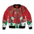 Christmas Canada Bomber Jacket Joyeux Noel - Caribou With Maple Leaf - Wonder Print Shop