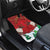 Christmas Canada Car Mats Joyeux Noel - Caribou With Maple Leaf - Wonder Print Shop