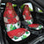 Christmas Canada Car Seat Cover Joyeux Noel - Caribou With Maple Leaf - Wonder Print Shop