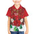 Christmas Canada Family Matching Mermaid Dress and Hawaiian Shirt Joyeux Noel - Caribou With Maple Leaf - Wonder Print Shop