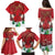 Christmas Canada Family Matching Puletasi and Hawaiian Shirt Joyeux Noel - Caribou With Maple Leaf - Wonder Print Shop