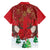 Christmas Canada Hawaiian Shirt Joyeux Noel - Caribou With Maple Leaf - Wonder Print Shop