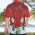 Christmas Canada Hawaiian Shirt Joyeux Noel - Caribou With Maple Leaf - Wonder Print Shop