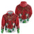 Christmas Canada Hoodie Joyeux Noel - Caribou With Maple Leaf - Wonder Print Shop