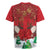 Christmas Canada Rugby Jersey Joyeux Noel - Caribou With Maple Leaf