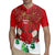 Christmas Canada Rugby Jersey Joyeux Noel - Caribou With Maple Leaf