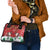 Christmas Canada Shoulder Handbag Joyeux Noel - Caribou With Maple Leaf