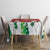 Christmas Canada Tablecloth Joyeux Noel - Caribou With Maple Leaf - Wonder Print Shop