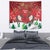 Christmas Canada Tapestry Joyeux Noel - Caribou With Maple Leaf