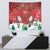 Christmas Canada Tapestry Joyeux Noel - Caribou With Maple Leaf