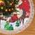 Christmas Canada Tree Skirt Joyeux Noel - Caribou With Maple Leaf - Wonder Print Shop