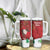 Christmas Canada Tumbler With Handle Joyeux Noel - Caribou With Maple Leaf