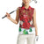 Christmas Canada Women Sleeveless Polo Shirt Joyeux Noel - Caribou With Maple Leaf - Wonder Print Shop