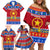 Custom Philippines Christmas Family Matching Off Shoulder Short Dress and Hawaiian Shirt Filipino Parol Maligayang Pasko - Wonder Print Shop