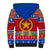 Custom Philippines Christmas Sherpa Hoodie Filipino Parol Maligayang Pasko - Wonder Print Shop