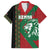 Kenya Rugby Custom Family Matching Off The Shoulder Long Sleeve Dress and Hawaiian Shirt Go Lionesses - African Pattern - Wonder Print Shop